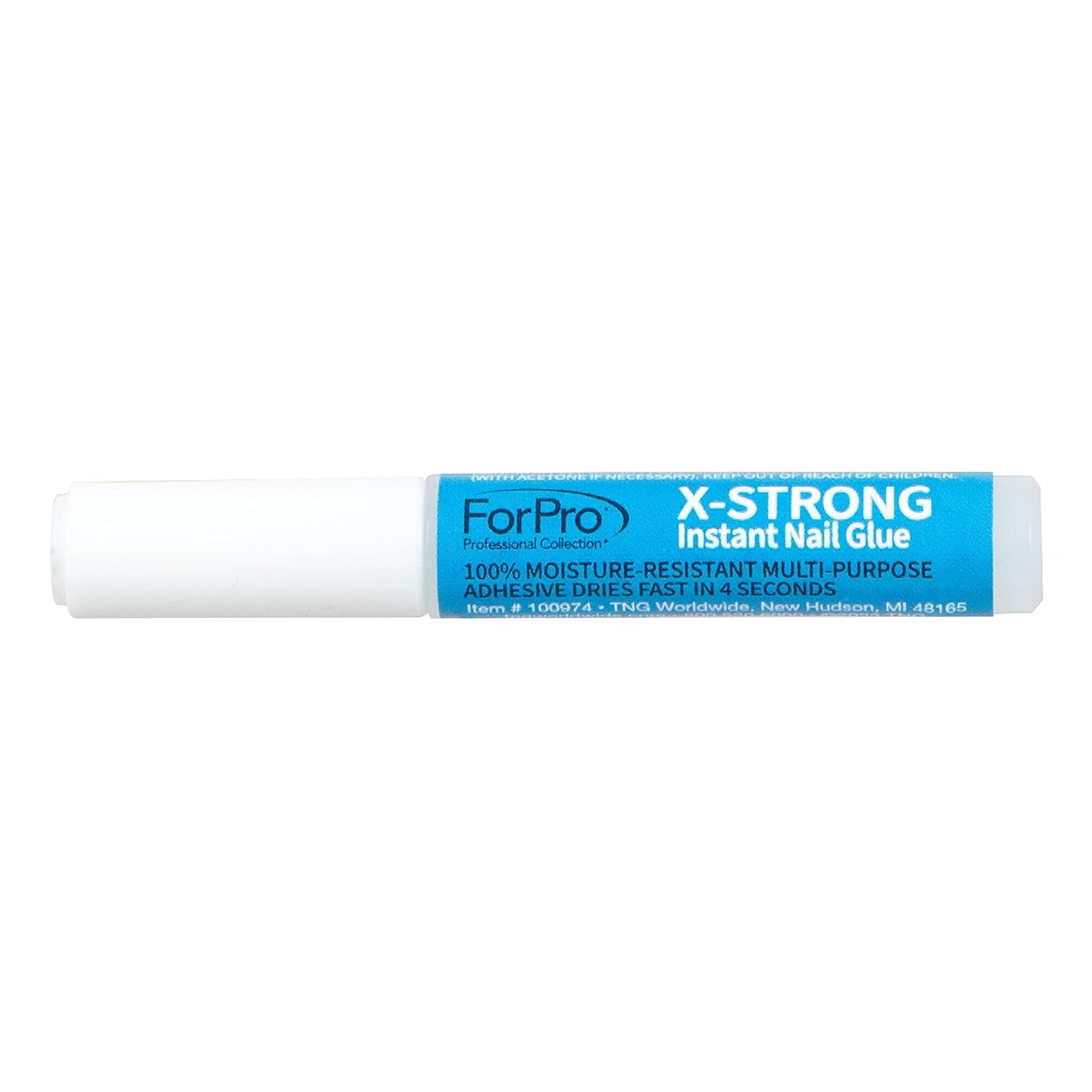 X-Strong Instant Nail Glue, 0.07 Oz (Pack of 6)